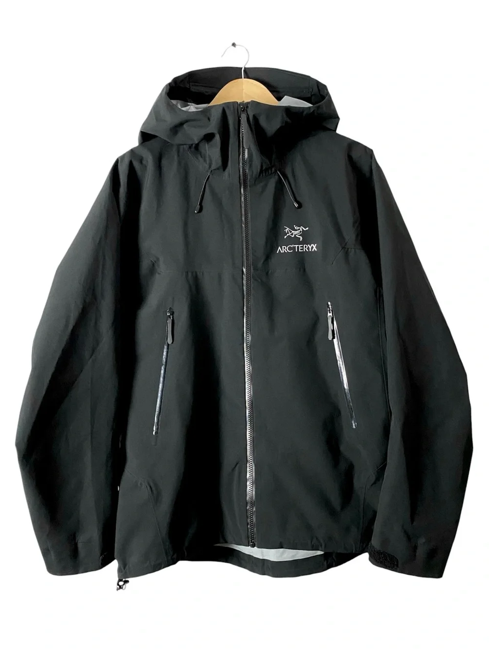 Arc’teryx Sawyer Coat Mens Large Black GORE TEX Waterproof Windproof Performance